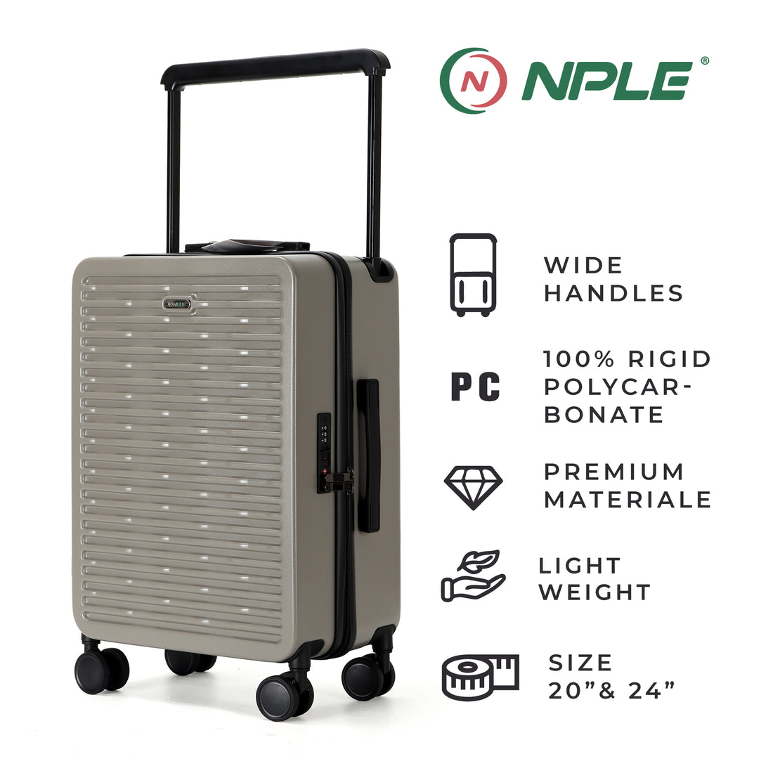 CITY. SET DI VALIGIE MILANO 20"24"